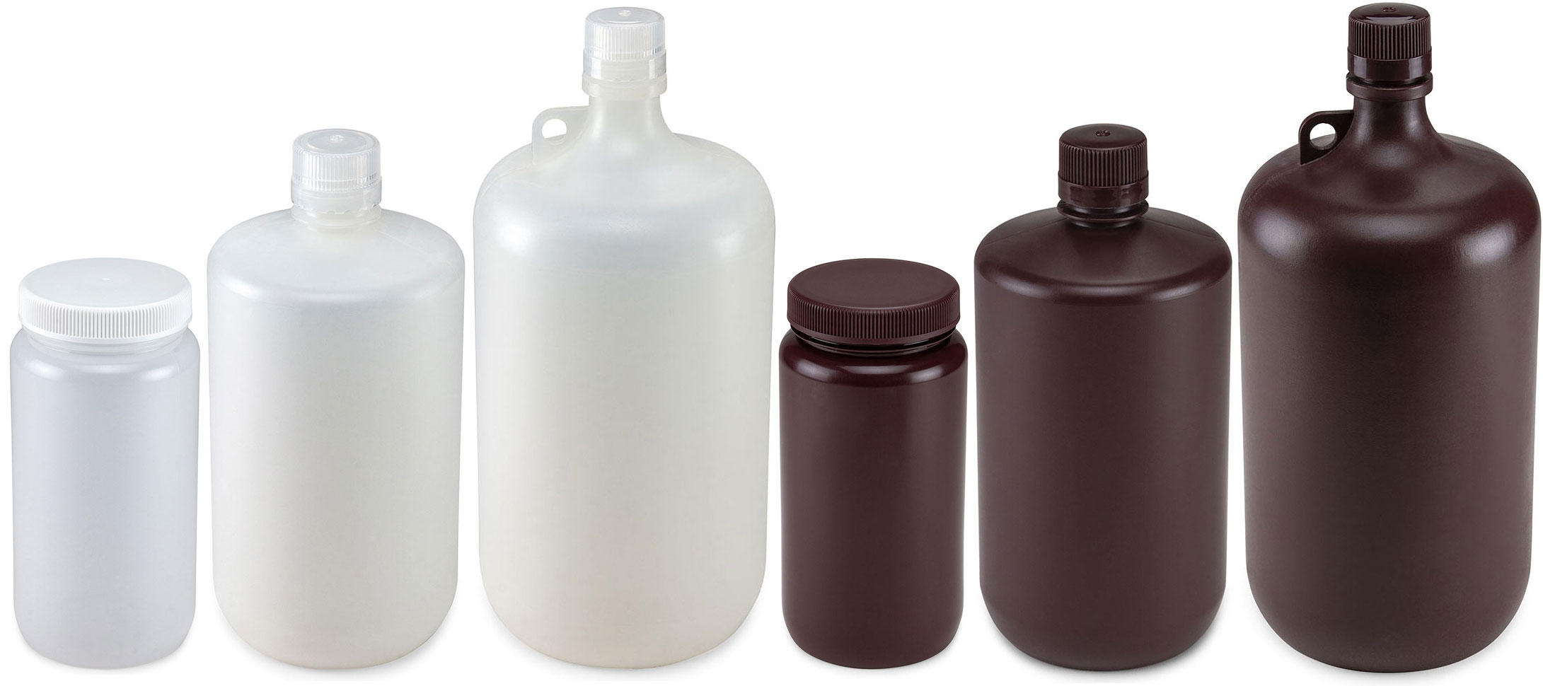 Large Format Plastic Laboratory Bottles