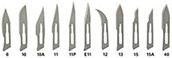 scalpel blades for No. 3 Handles