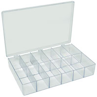 Plastic Styrene Box - 12 compartments