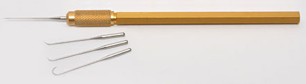 needle probe set with interchangeable tips